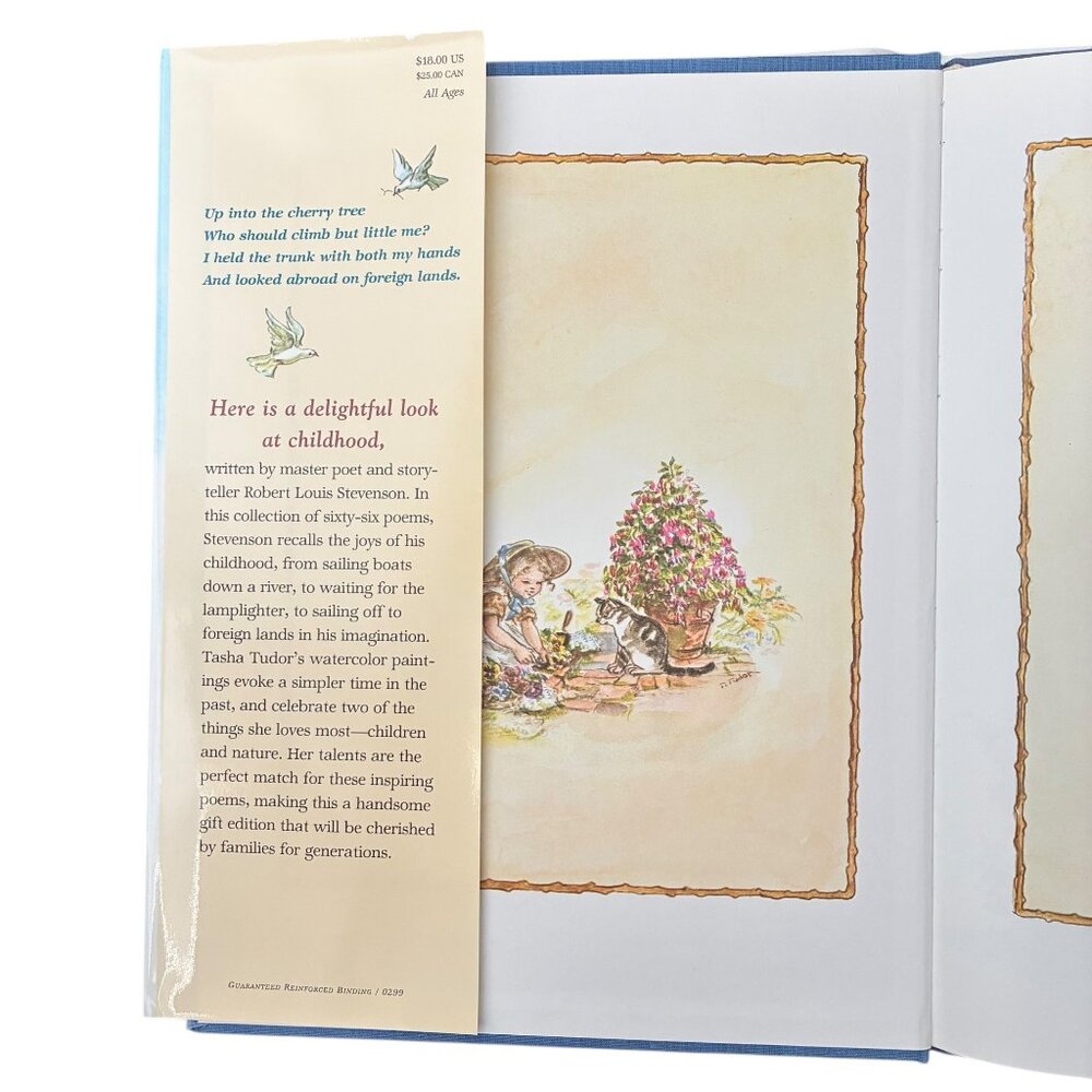 A Childs Garden of Verses Book Robert Louis Stevenson - Tasha Tudor 1999 VTG New - Picture 5 of 16